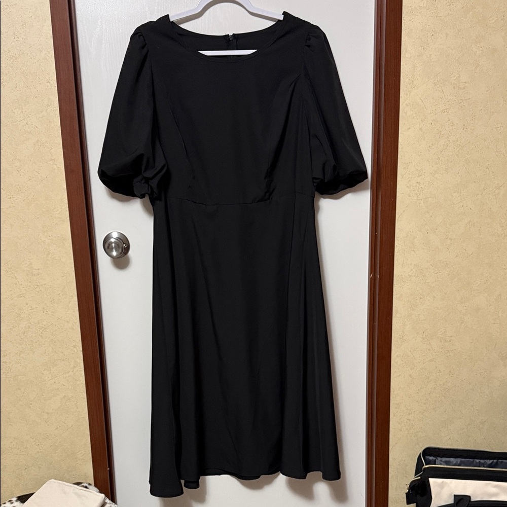 SHEIN Elegant Black Dress Size 2XL